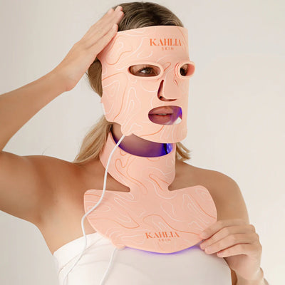 KAHLIA SKIN LED SILICONE RADIANT MASK - FACE, NECK AND DECOLLETAGE
