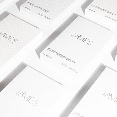 JAMES COSMETICS ANTI-AGING & ADVANCED HYDRATION SILK FACE MASK