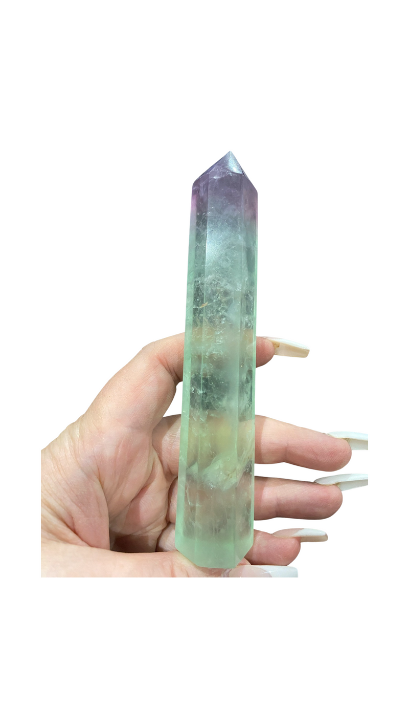 FLUORITE WATERMELON  TOWER