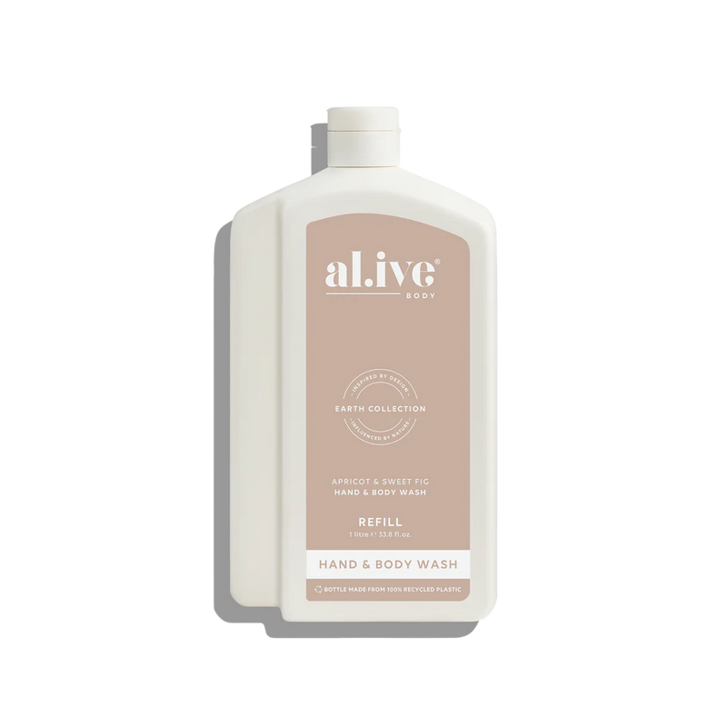 AL.IVE BODY HAND & BODY WASH REFILL APRICOT & SWEET FIG