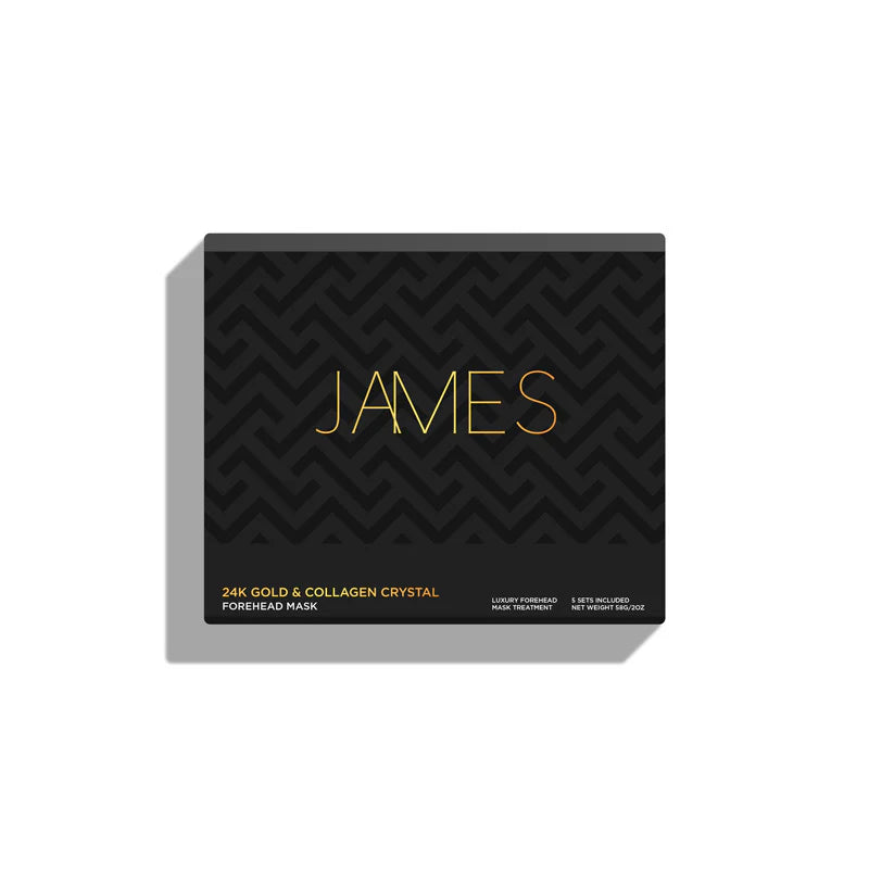JAMES COSMETICS 24K GOLD & COLLAGEN CRYSTAL FOREHEAD MASK