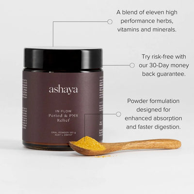 ASHAYA IN FLOW PERIOD & PMS RELIEF