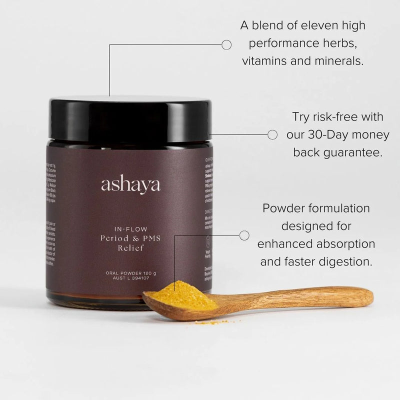ASHAYA IN FLOW PERIOD & PMS RELIEF