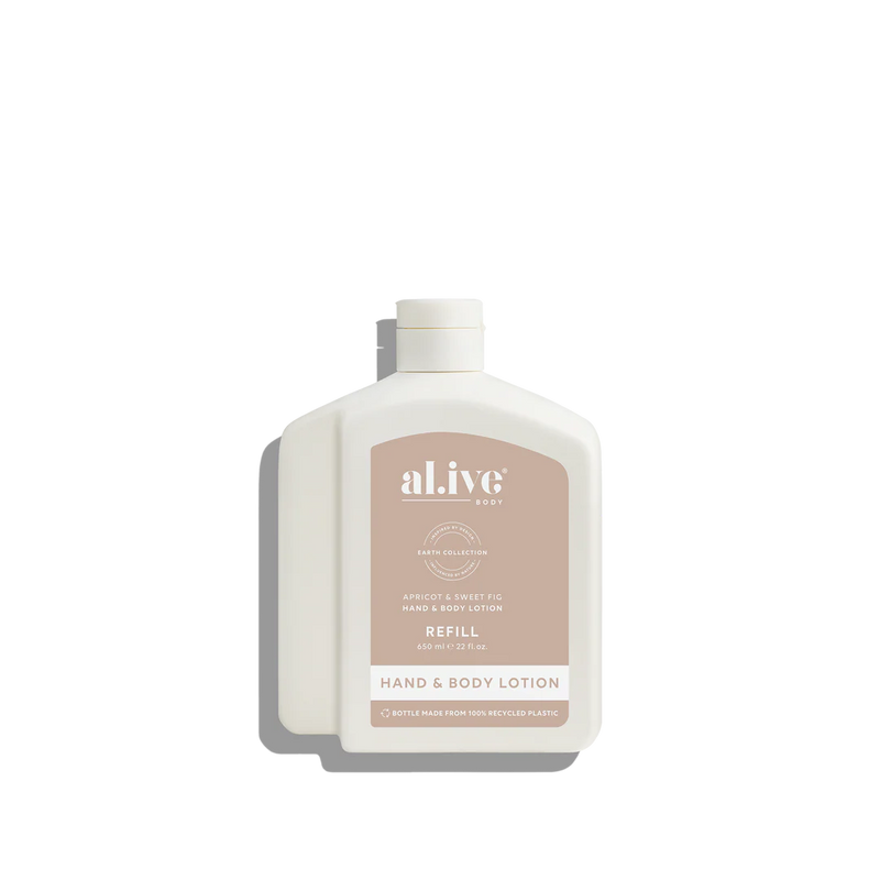 AL.IVE BODY HAND & BODY LOTION REFILL APRICOT & SWEET FIG