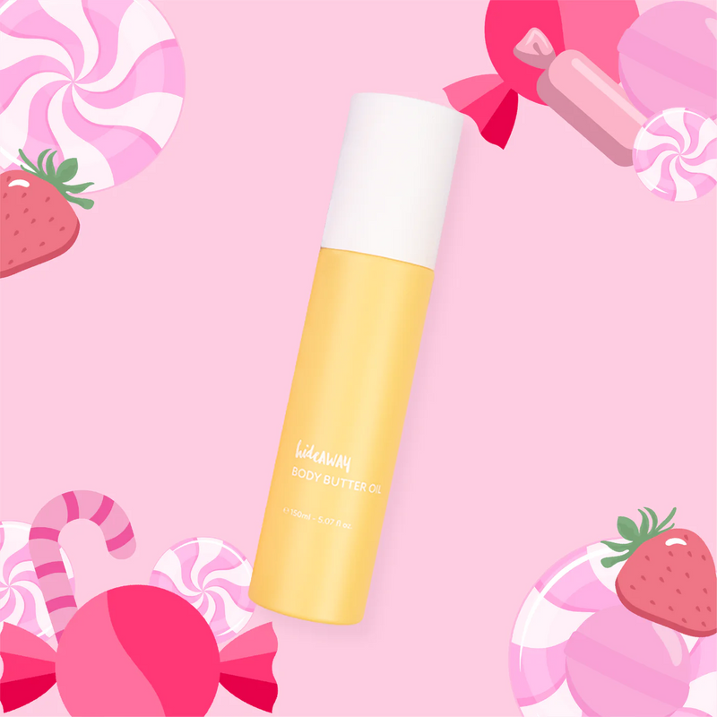 HIDEAWAY BODY BUTTER OIL PINK CANDY