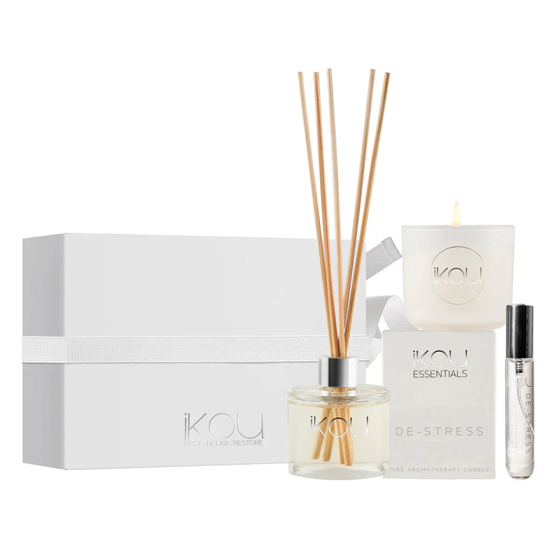 IKOU AROMATHERAPY HOME FRAGRANCE GIFT BOX DE-STRESS