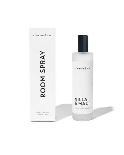 CLEANSE AND CO  NILLA & MALT ROOM & LINEN SPRAY