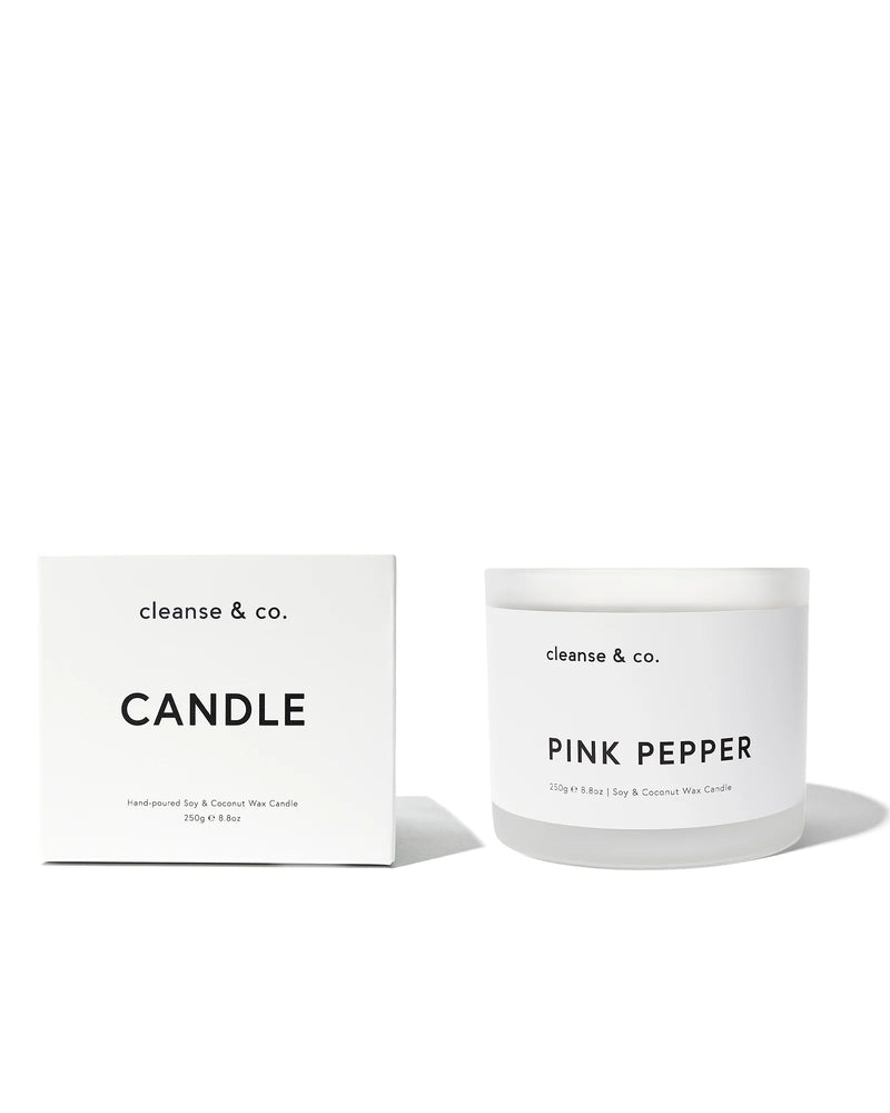 CLEANSE AND CO PINK PEPPER CANDLE