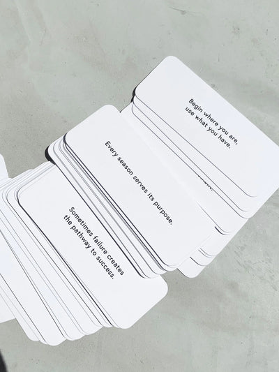 CLEANSE AND CO POCKET QUOTE CARDS - GUIDANCE RANGE VERSION 2