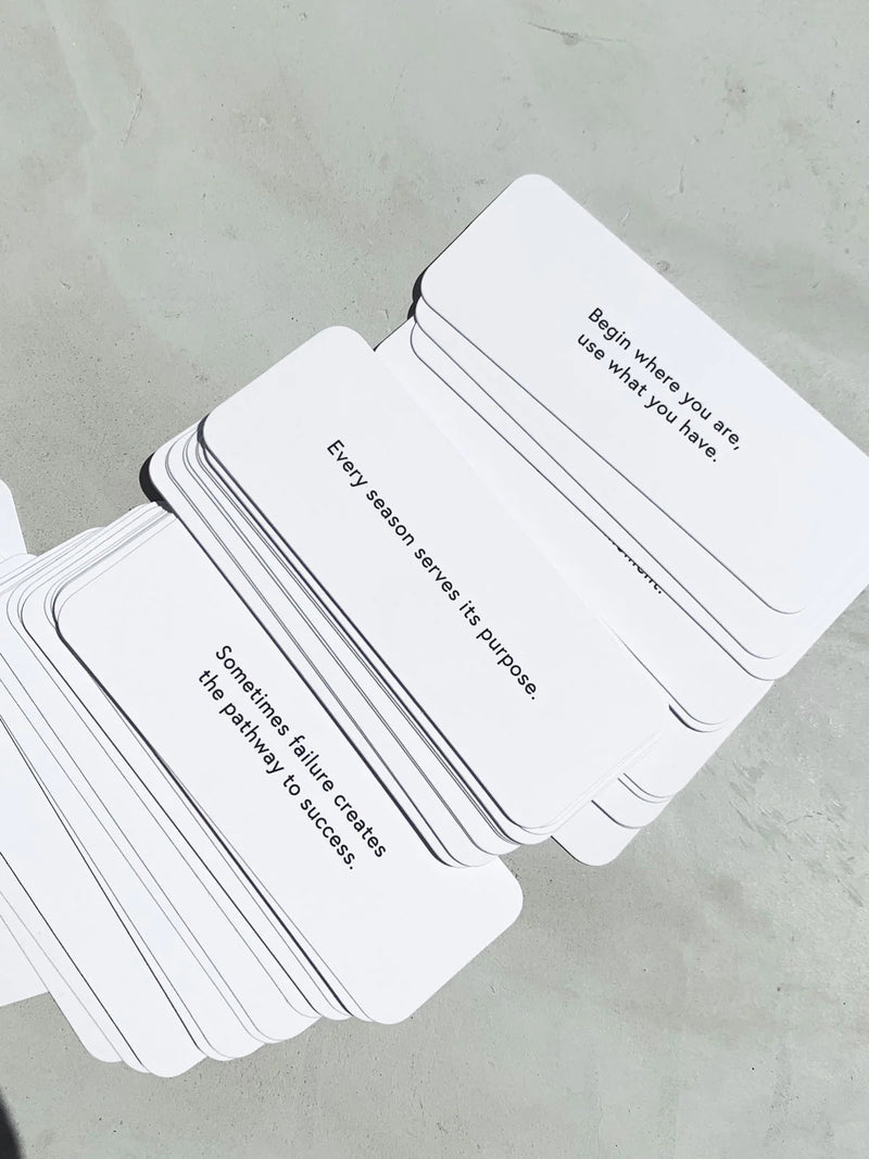 CLEANSE AND CO POCKET QUOTE CARDS - GUIDANCE RANGE VERSION 2