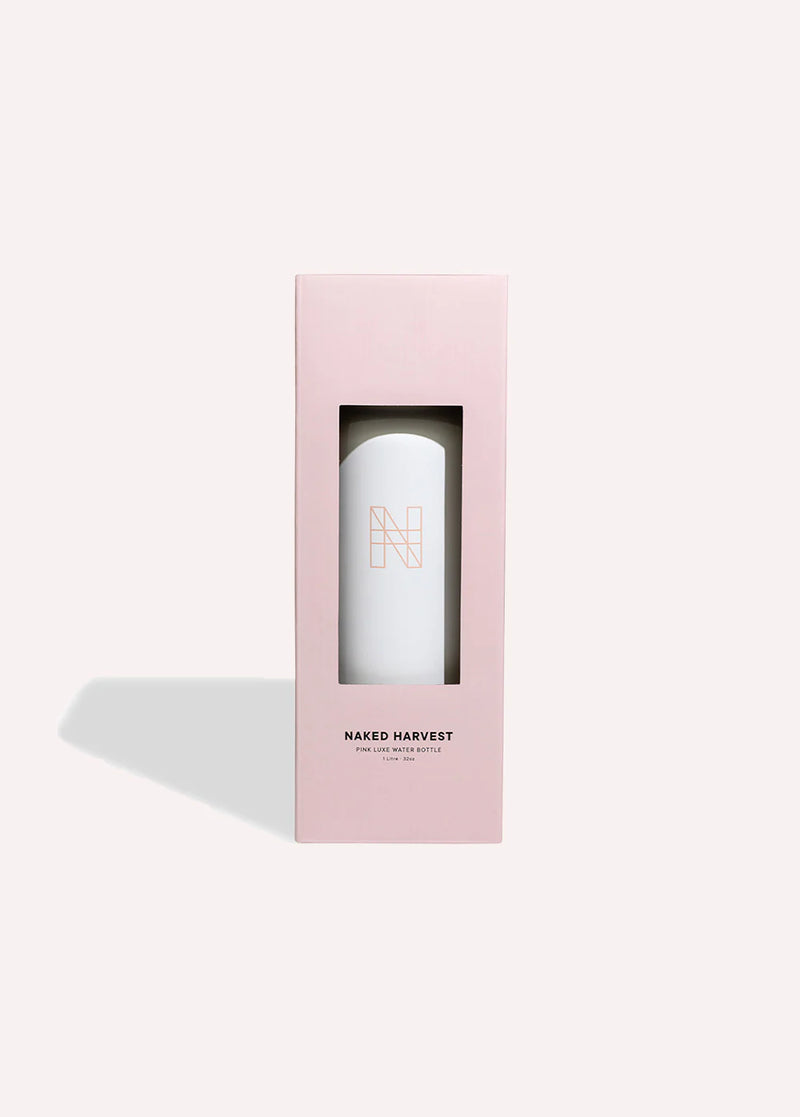 NAKED HARVEST WHITE LUXE WATER BOTTLE