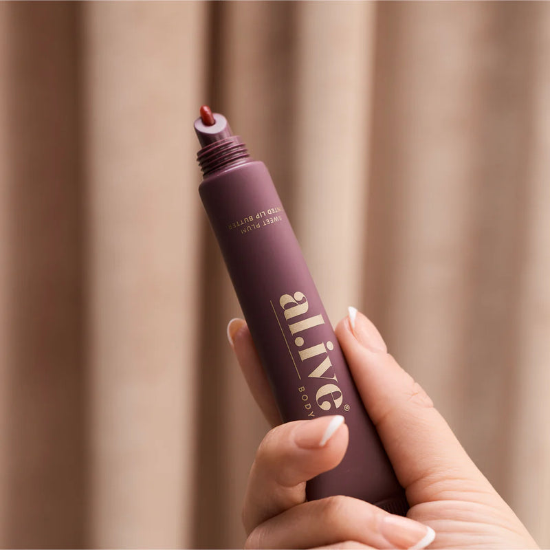 AL.IVE BODY SWEET PLUM TINTED LIP BUTTER ORNAMENT