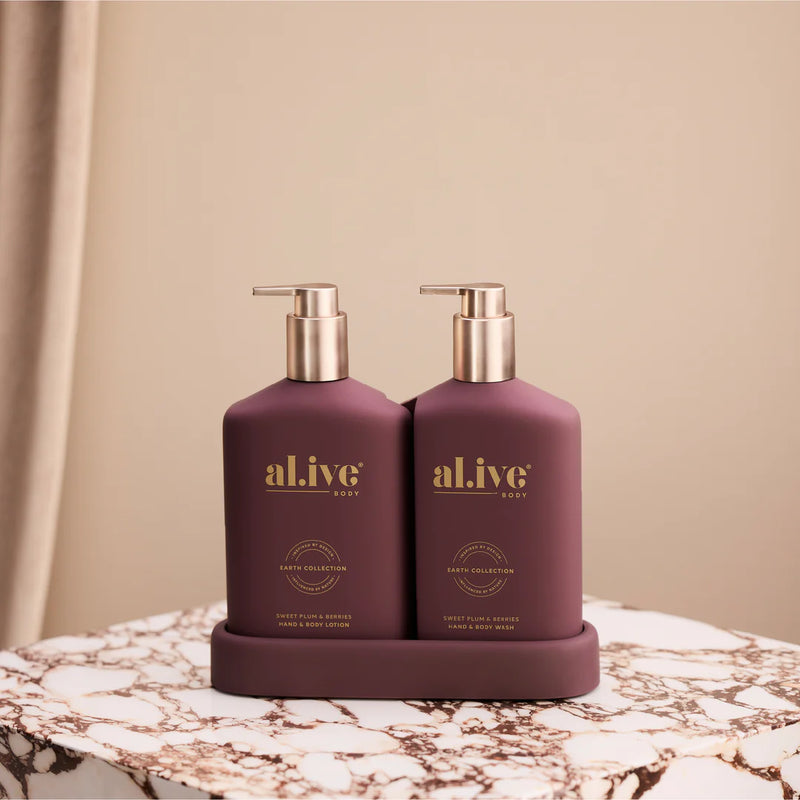 AL.IVE BODY TRANSFORMATIVE WASH & LOTION DUO SWEET PLUM & BERRIES