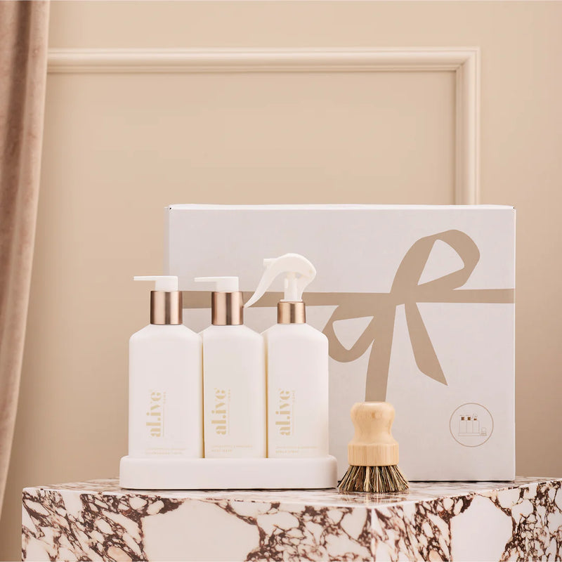 AL.IVE BODY  LEMON MYRTLE & HONEYDEW KITCHEN RITUALS GIFT SET