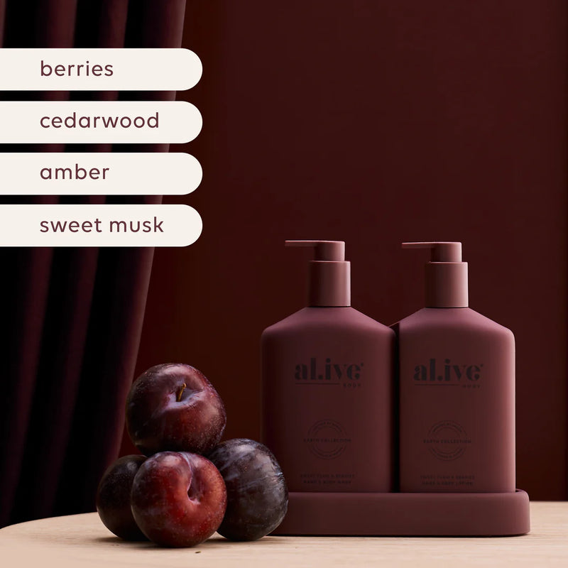 AL.IVE BODY TRANSFORMATIVE WASH & LOTION DUO SWEET PLUM & BERRIES