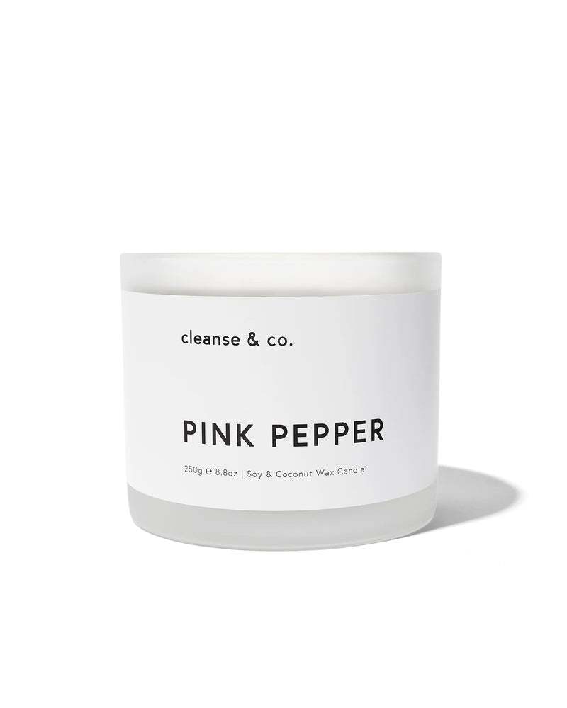 CLEANSE AND CO PINK PEPPER CANDLE