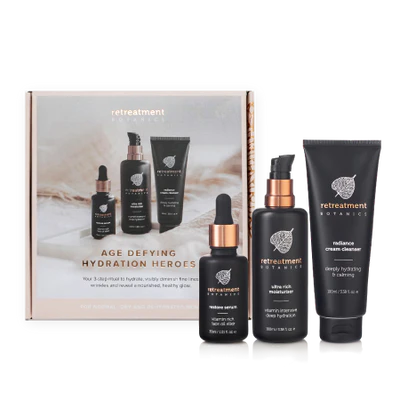 RETREATMENT BOTANICS AGE DEFYING HYDRATION HEROES BUNDLE