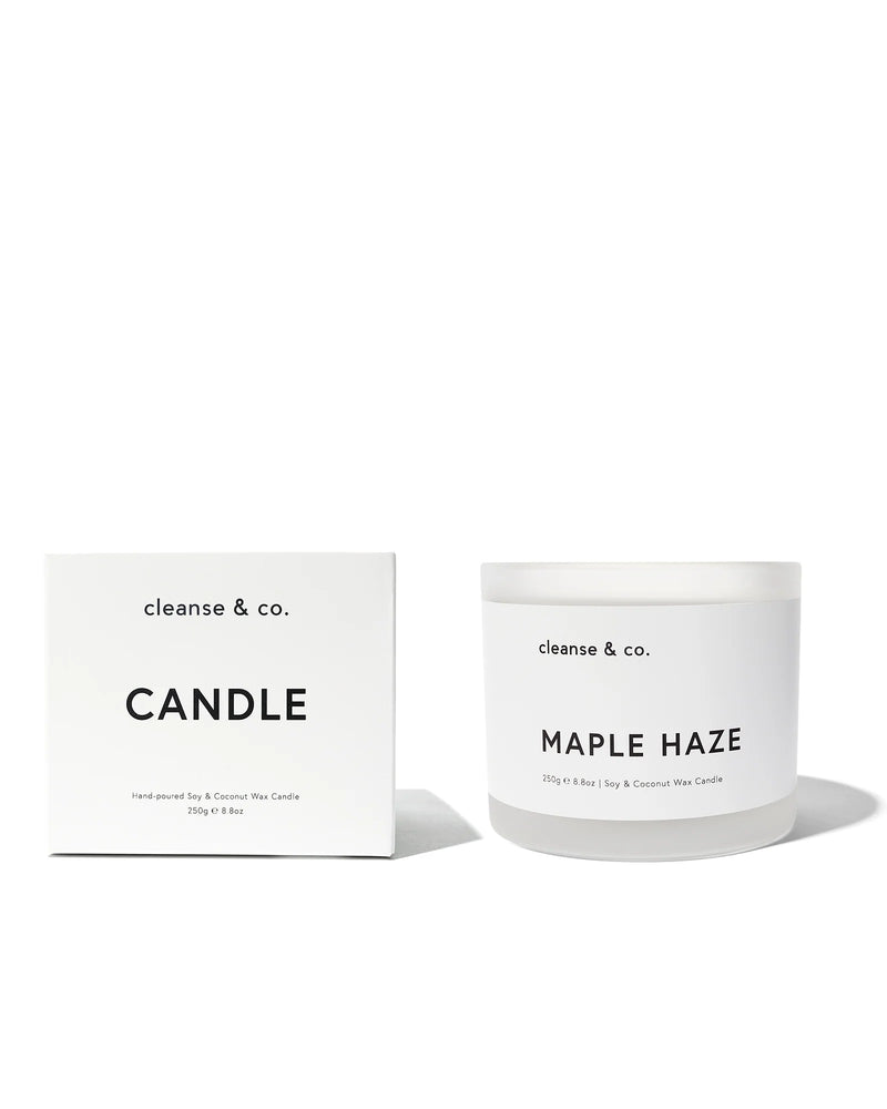 CLEANSE AND CO MAPLE HAZE CANDLE