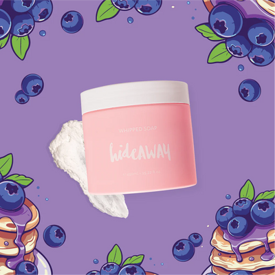 HIDEAWAY WHIPPED SOAP BLUEBERRY DELIGHT