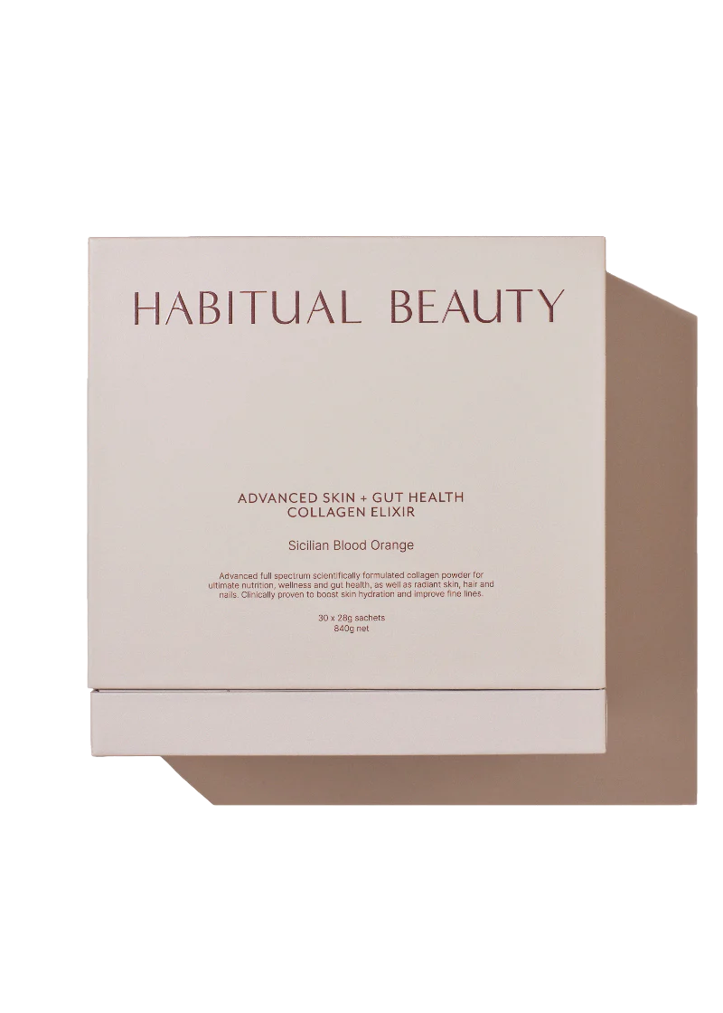 HABITUAL BEAUTY ADVANCED SKIN + GUT HEALTH COLLAGEN ELIXIR - SICILIAN BLOOD ORANGE