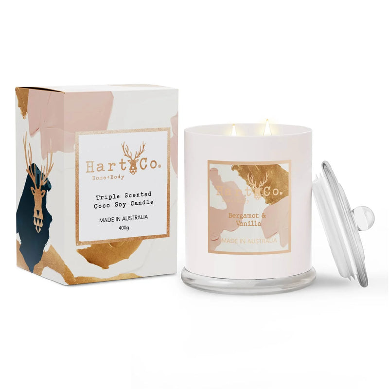 HART CO CANDLE BERGAMOT & MANDARIN