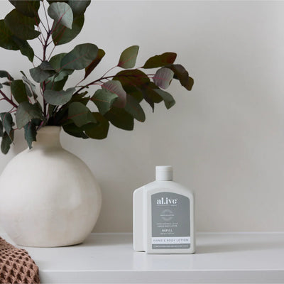 AL.IVE BODY LOTION REFILL 650ML LEMON & POMEGRANATE