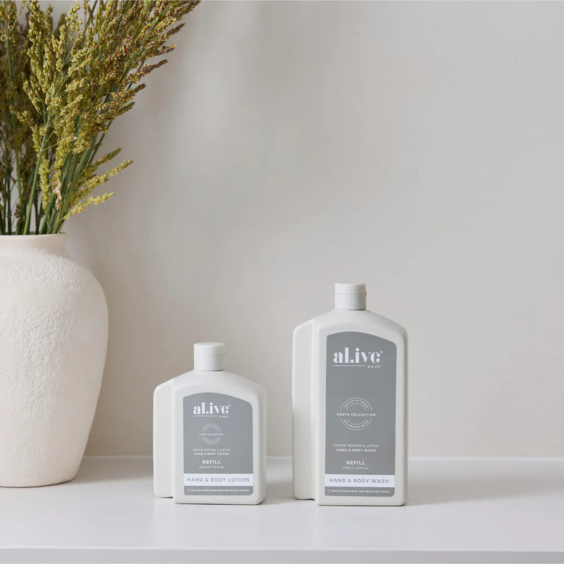 AL.IVE BODY LOTION REFILL 650ML LEMON & POMEGRANATE