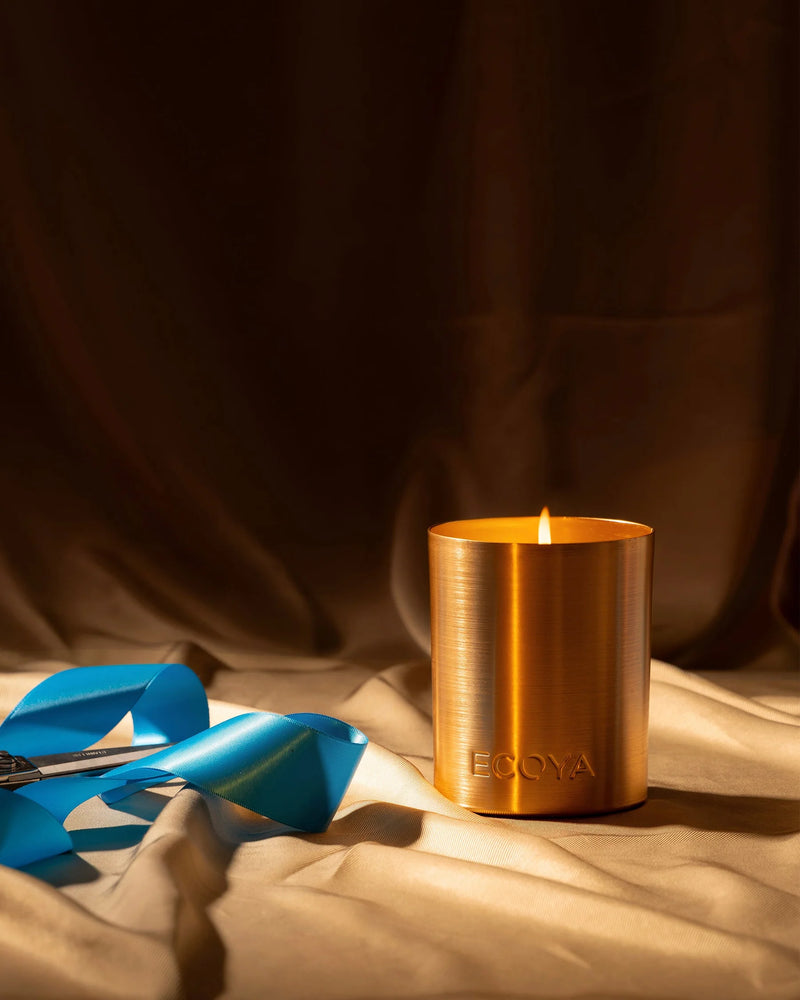 ECOYA HIBISCUS & BERGAMOT GOLDIE CANDLE HOLIDAY COLLECTION