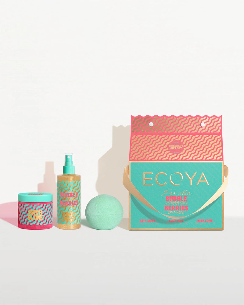 ECOYA BUBBLE BERRIES CHILDRENS GIFT SET HOLIDAY COLLECTION