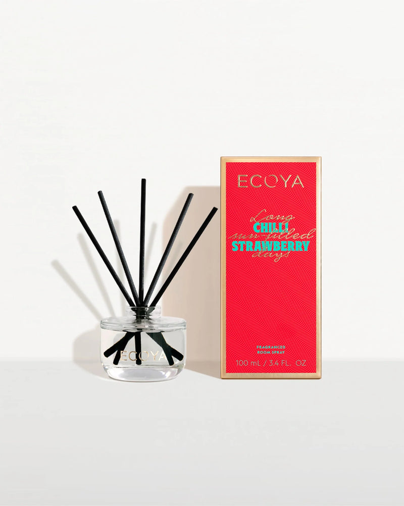 ECOYA CHILLI STRAWBERRY MINI DIFFUSER HOLIDAY COLLECTION