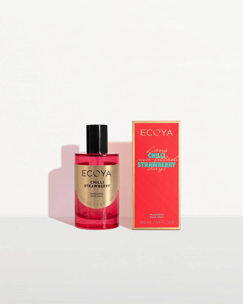 ECOYA CHILLI STRAWBERRY ROOM SPRAY HOLIDAY COLLECTION
