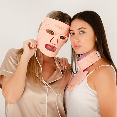 KAHLIA SKIN LED SILICONE RADIANT MASK - FACE, NECK AND DECOLLETAGE
