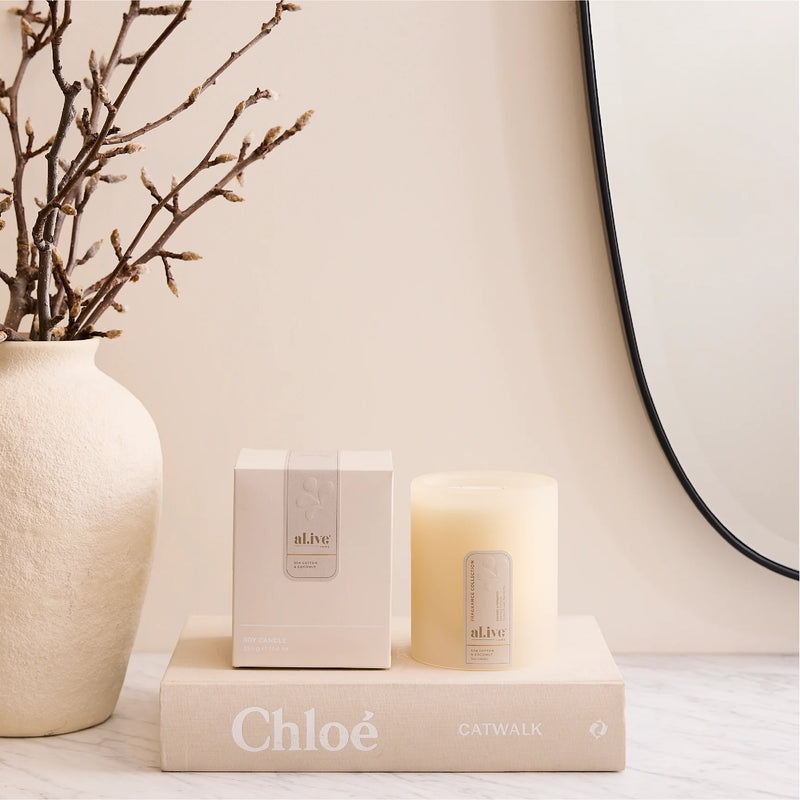 AL.IVE BODY CANDLE SEA COTTON & COCONUT