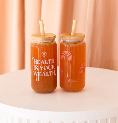 UNICORN SUPERFOODS HEALTH IS YOUR WEALTH TUMBLER