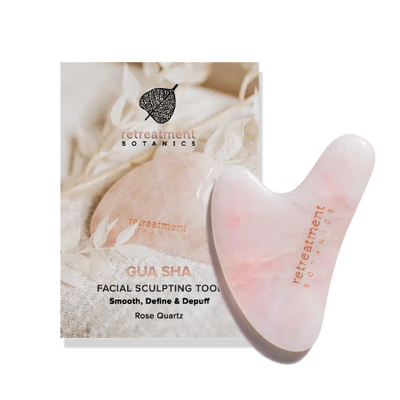 RETREATMENT BOTANICS ROSE QUARTZ GUA SHA