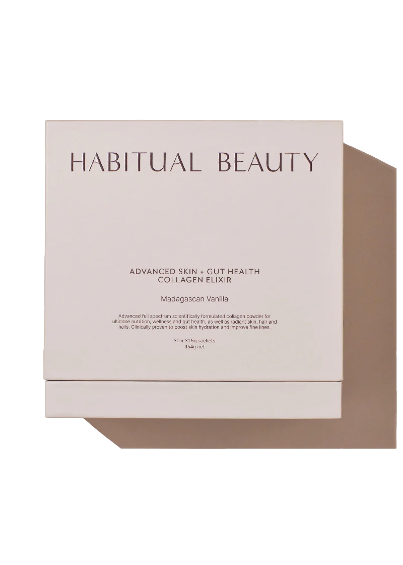 HABITUAL BEAUTY ADVANCED SKIN + GUT HEALTH COLLAGEN ELIXIR  - MADAGASCAN VANILLA