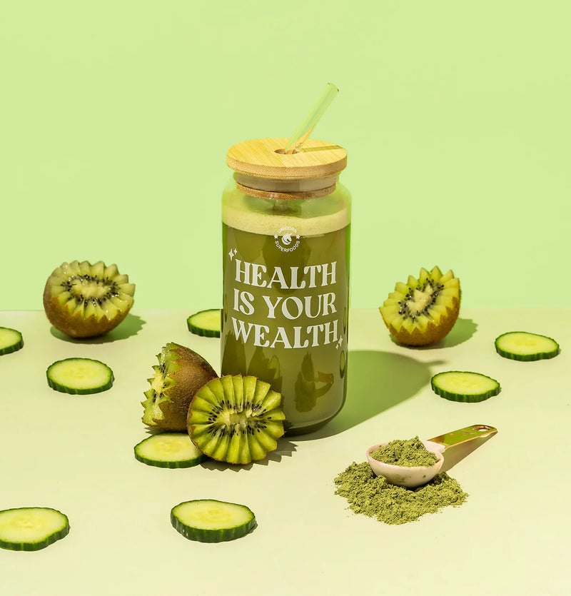UNICORN SUPERFOODS HEALTH IS YOUR WEALTH TUMBLER