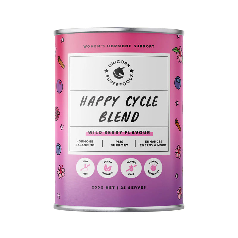 UNICORN SUPERFOODS HAPPY CYCLE BLEND WILD BERRY FLAVOUR