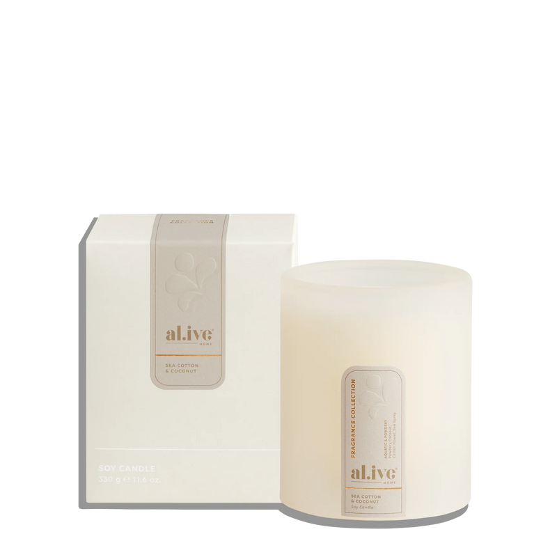 AL.IVE BODY CANDLE SEA COTTON & COCONUT