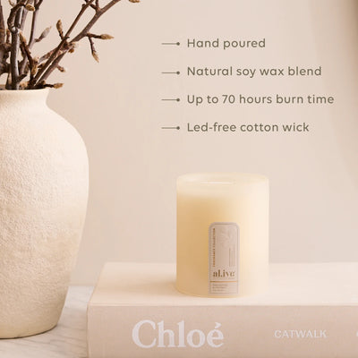 AL.IVE BODY CANDLE SEA COTTON & COCONUT