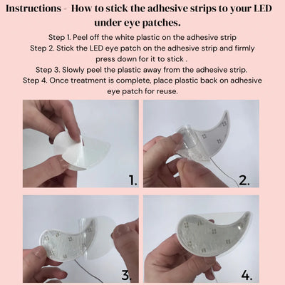 KAHLIA SKIN LED UNDER EYE PATCHES