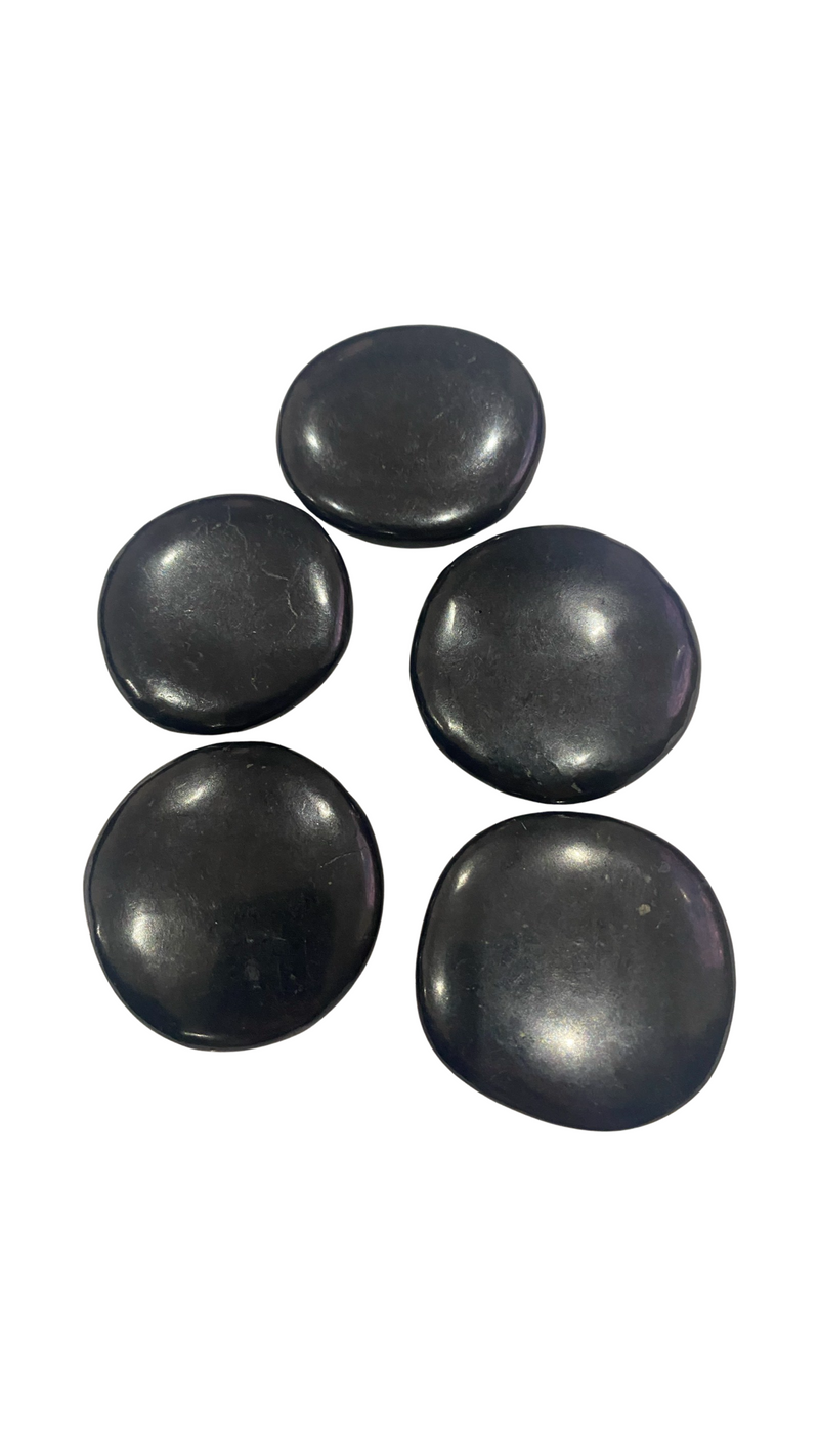 SHUNGITE PALM STONE