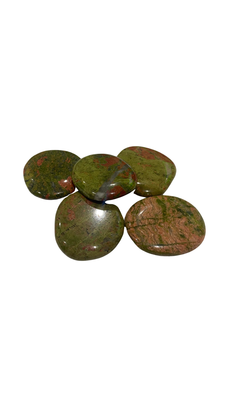 UNAKITE PALM STONE