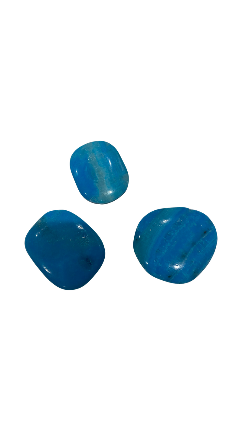 BLUE ARAGONITE PALM STONE