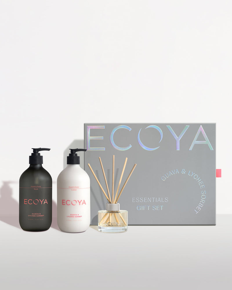 ECOYA ESSENTIAL GIFT SET - GUAVA & LYCHEE SORBET