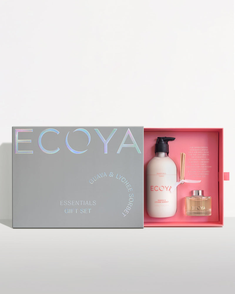 ECOYA ESSENTIAL GIFT SET - GUAVA & LYCHEE SORBET