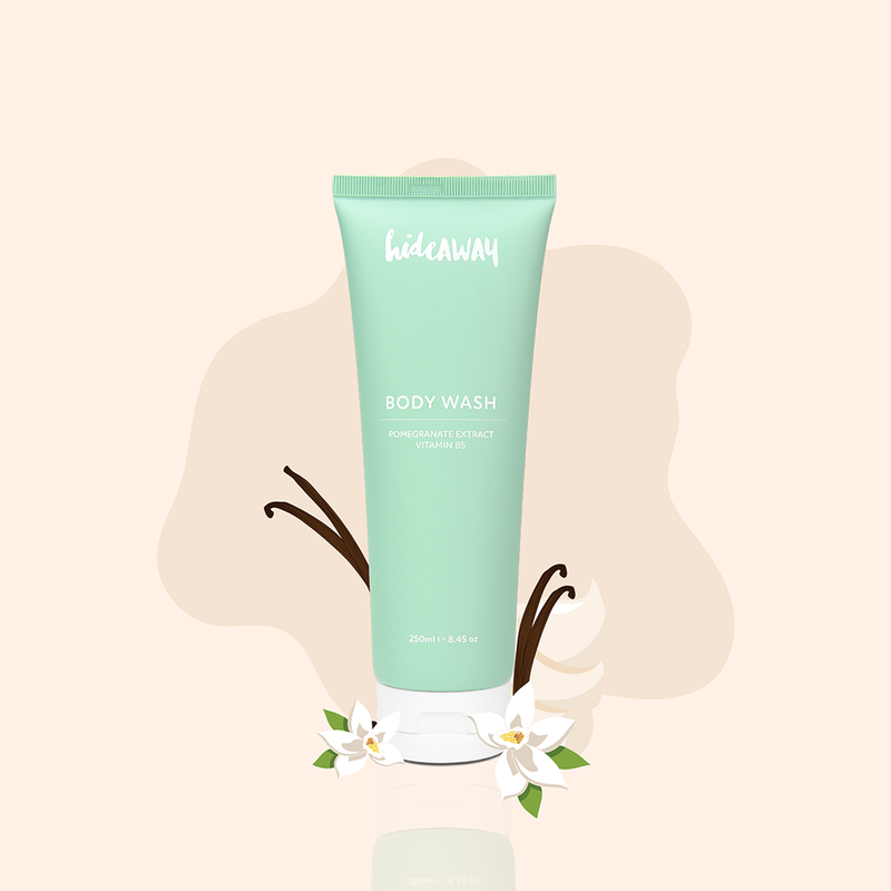 HIDEAWAY VERY VANILLA  BODY WASH TUBE