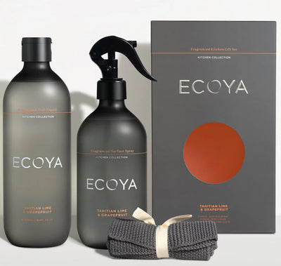 ECOYA TAHITIAN LIME & GRAPEFRUIT KITCHEN GIFT SET