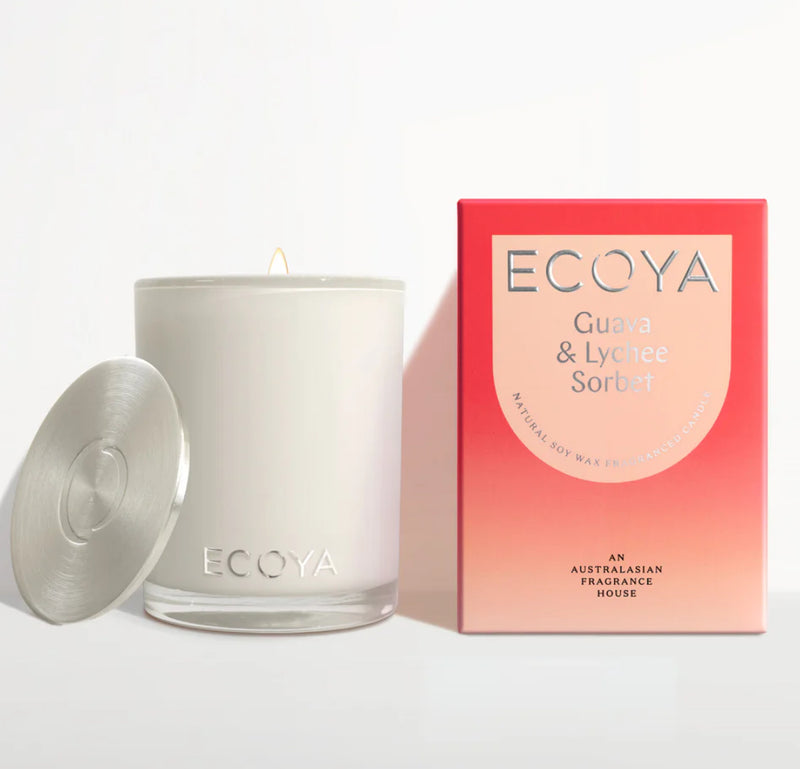 ECOYA GUAVA & LYCHEE SORBET MADISON CANDLE