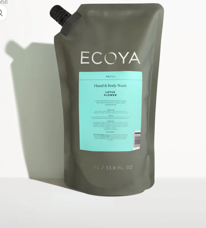 ECOYA LOTUS FLOWER HAND & BODY WASH REFILL